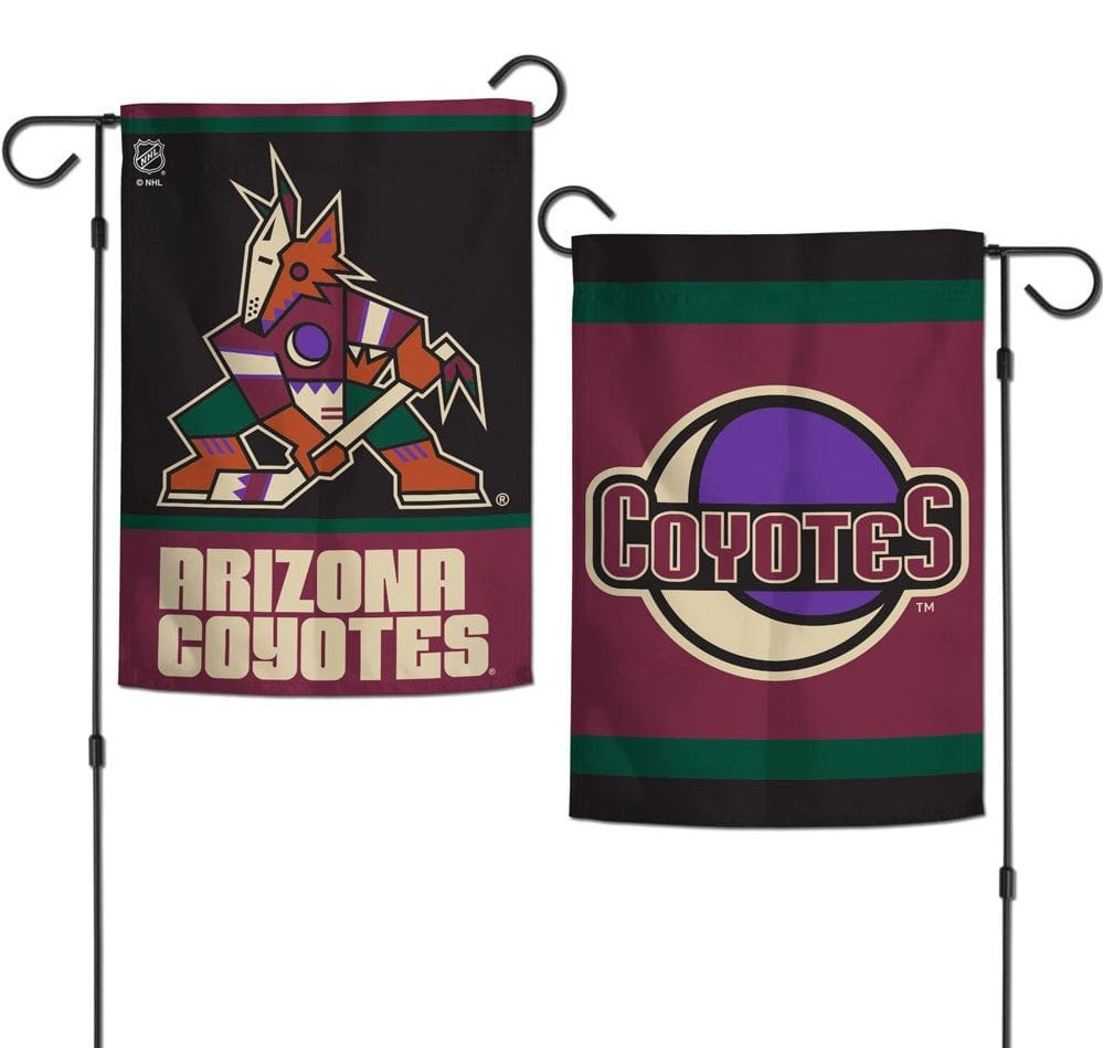 Arizona Coyotes Garden Flag 2 Sided New Logo
