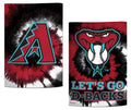Arizona Diamondbacks Garden Flag 2 Sided Tie Dye