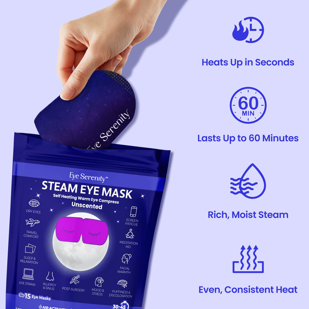 Steam Eye Mask and Chill Eye Mask Bundle