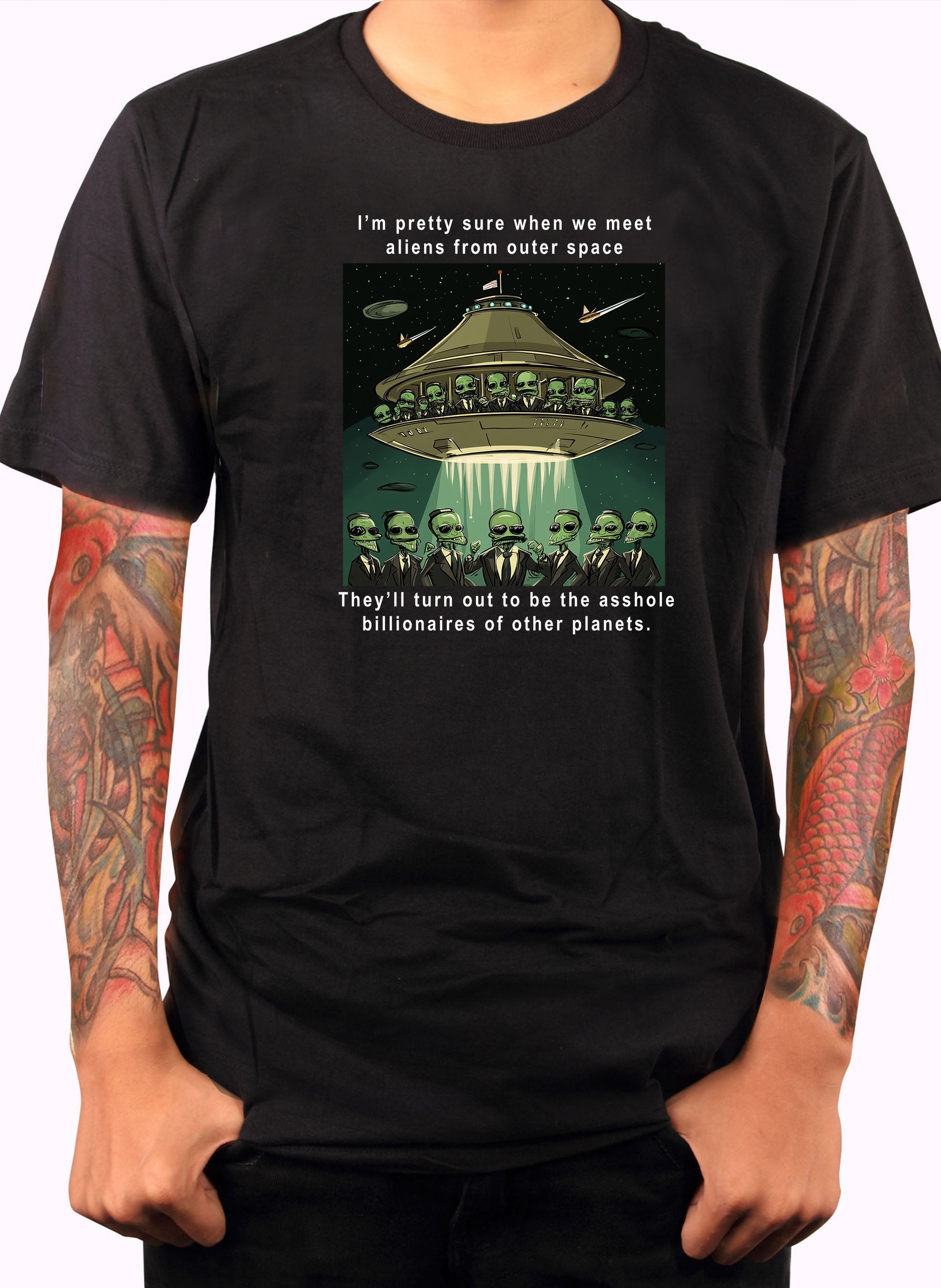 Asshole Billionaires from other Planets T-Shirt