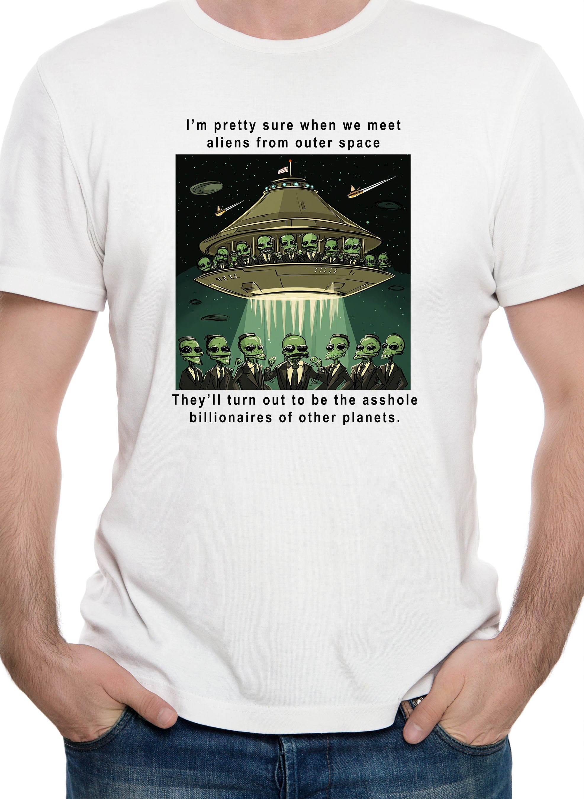 Asshole Billionaires from other Planets T-Shirt