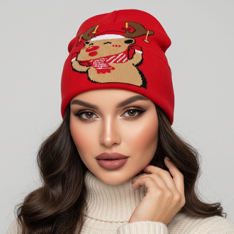 12PCS - Christmas Winter Beanie Hats