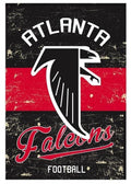 Atlanta Falcons Garden Flag 2 Sided Distressed Logo