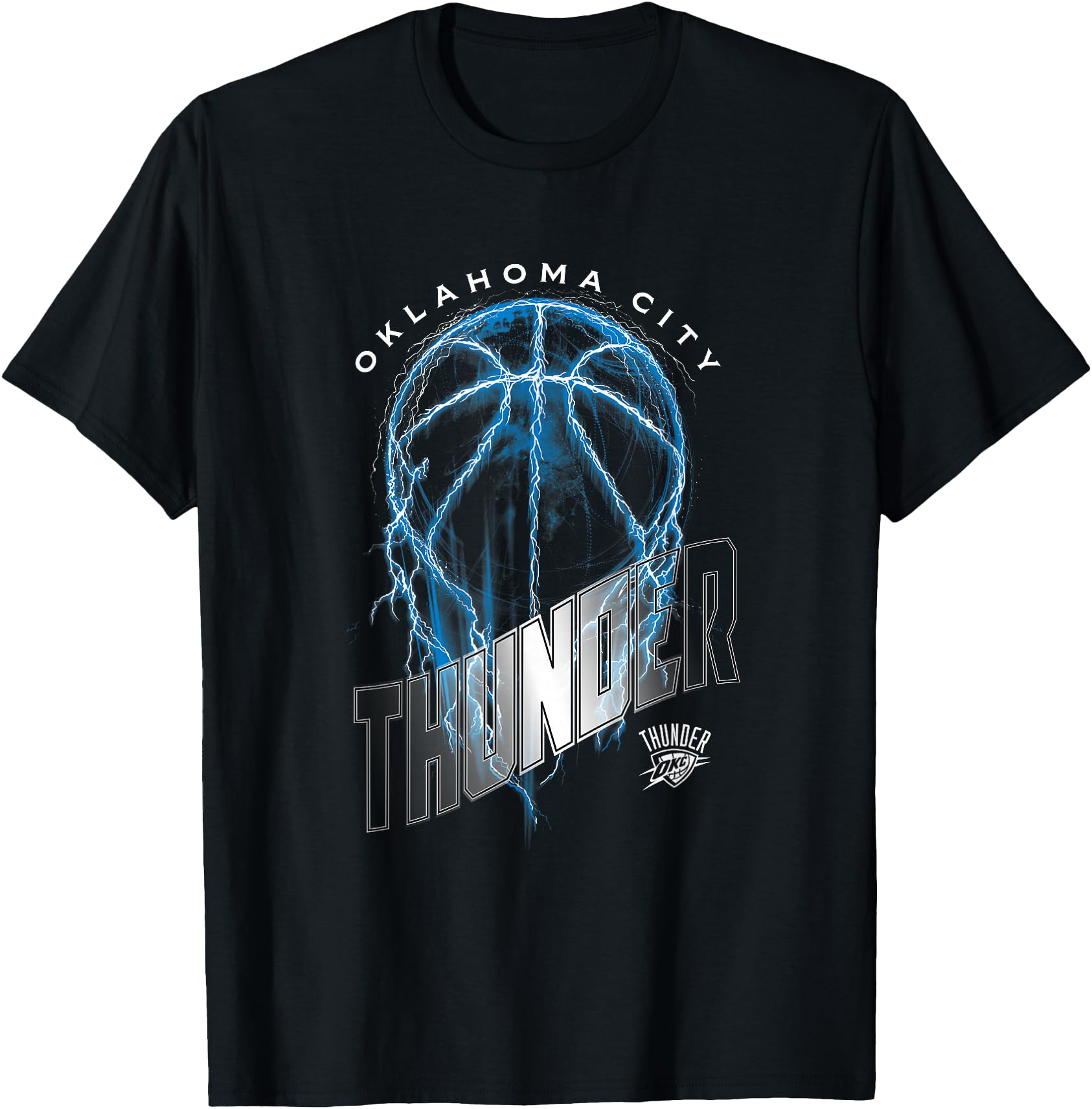 Exclusive Nba Oklahoma City Thunder T-Shirt - Graphic Print Men Women