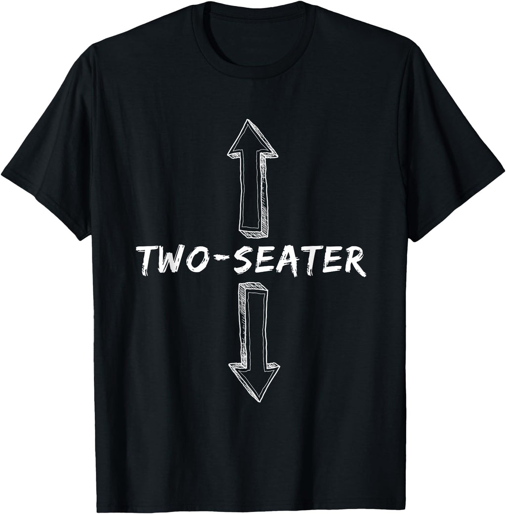 Handcrafted Two Seater Dirty Sarcastic Sweatshirt - Trendy Graphic Unisex
