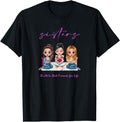 Authentic 3 Sisters Besties Gifts Sweatshirt - Novelty Apparel Men Women