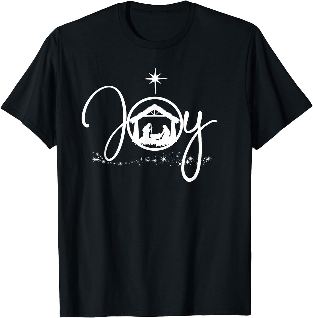 Christian Joy Jesus Nativity Scene Faith T-Shirt - Unique Graphic Unisex