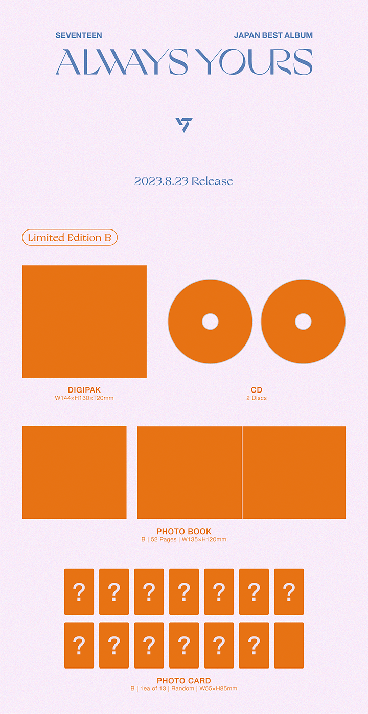 Seventeen Japan Best Album - Always Yours