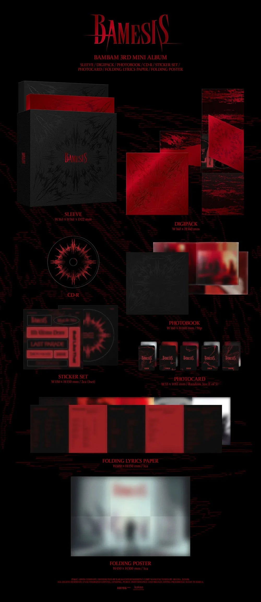Bambam 3rd Mini Album - Bamesis (Photobook Version)