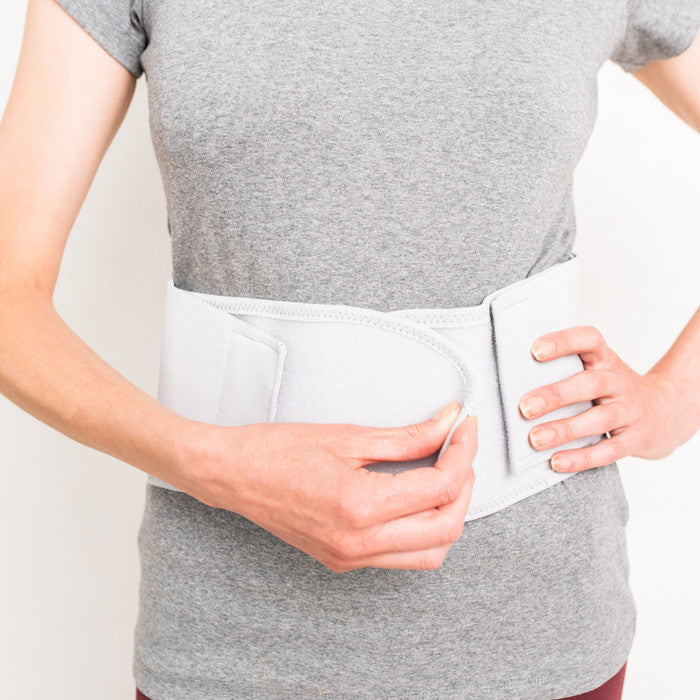 ObusForme Women's Back Support Belt - Light Gray, Large/X-Large - Posture & Lower Back Pain Relief