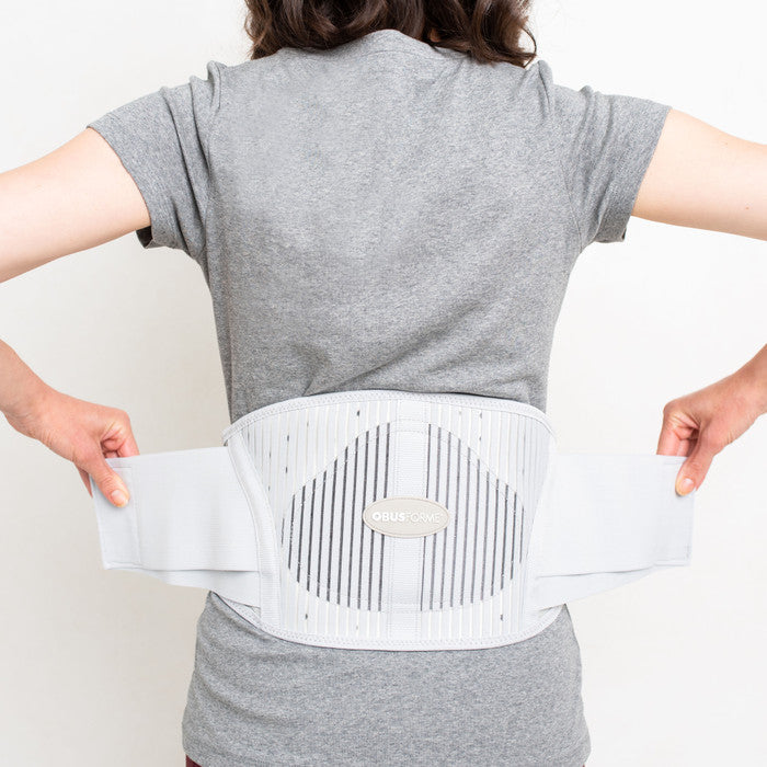 ObusForme Women's Back Support Belt, XX-Large, Light Grey