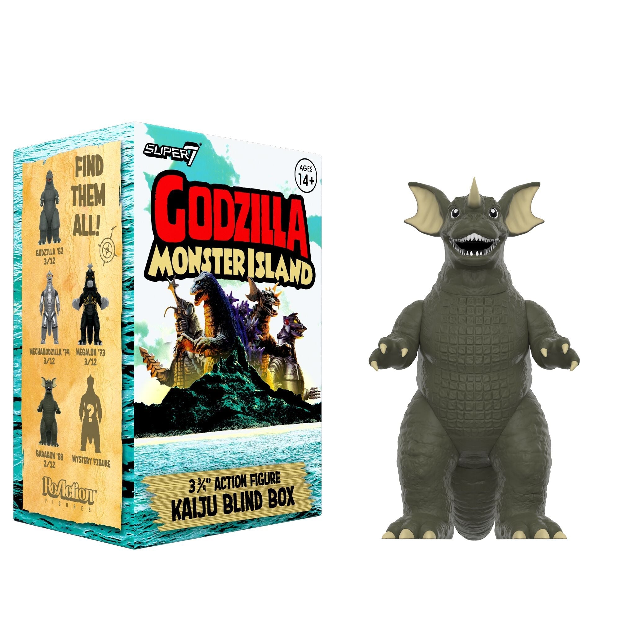 Super7 x Toho Blind Box Wave 07 (Monster Island) - Blind Box Flat