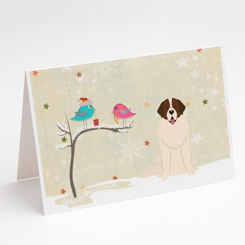 Christmas Presents between Friends Moscow Watchdog Greeting Cards Pack of 8 Blank Cards with Envelopes Whimsical A7 Size 5x7