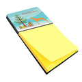 Pharaoh Hound Merry Christmas Tree Watercolor Sticky Note Holder Refillable Dispenser Desk Accessory 3x3 Pad Gift