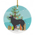 Croatian Sheepdog Merry Christmas Tree Ceramic Ornament Christmas Tree Hanging Decorations for Home Christmas Holiday, Party, Gift, 3 in, Multicolor