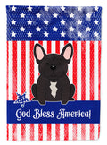 Patriotic USA French Bulldog Brindle Garden Flag Mailbox Decorative Yard Banner Outside Patio Artwork for Flower Beds, Garden Size, Multicolor