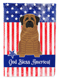 Patriotic USA Mastiff Brindle Garden Flag Mailbox Decorative Yard Banner Outside Patio Artwork for Flower Beds, Garden Size, Multicolor