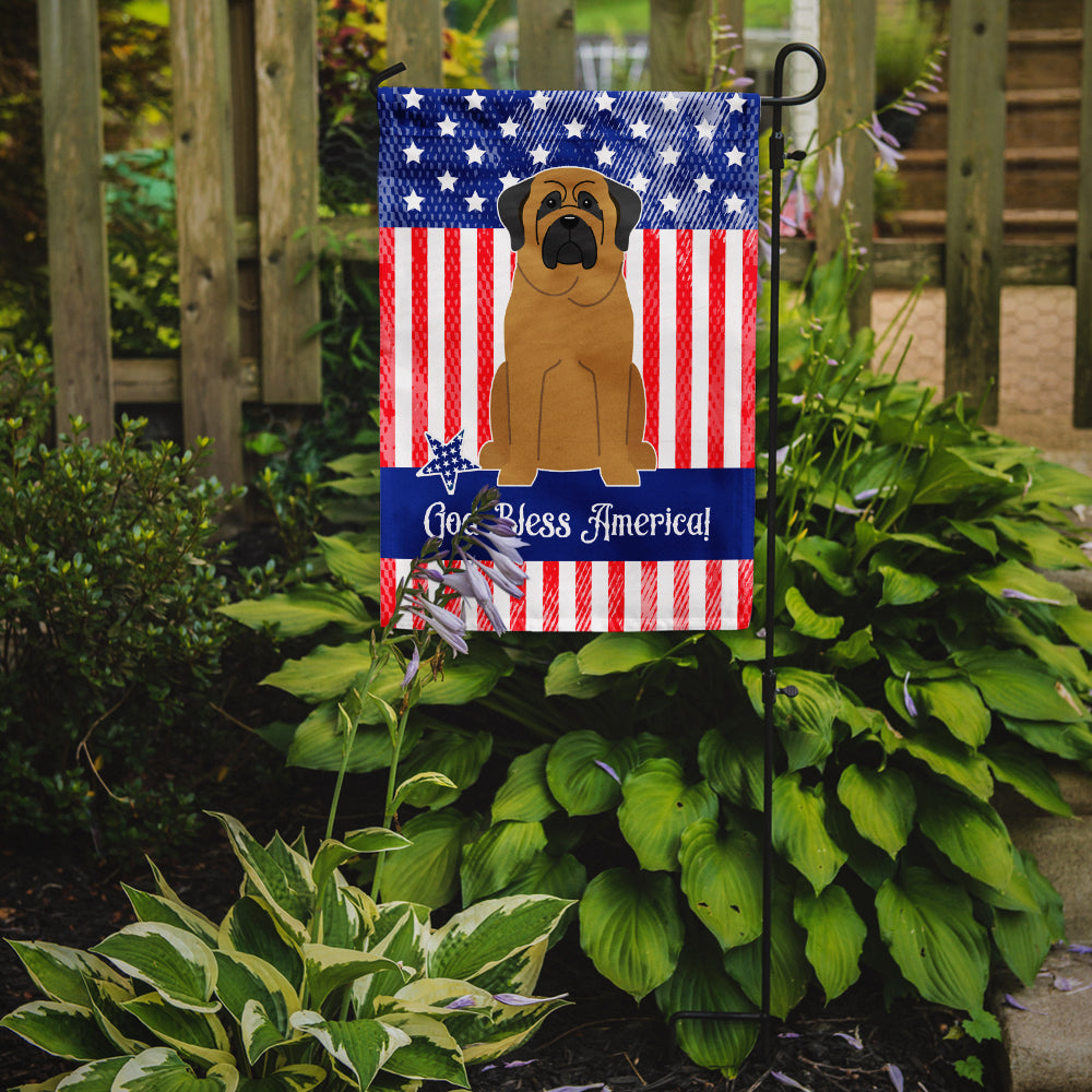 Patriotic USA Mastiff Garden Flag Mailbox Decorative Yard Banner Outside Patio Artwork for Flower Beds, Garden Size, Multicolor