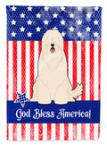 Patriotic USA South Russian Sheepdog Garden Flag Mailbox Decorative Yard Banner Outside Patio Artwork for Flower Beds, Garden Size, Multicolor