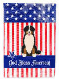 Patriotic USA Bernese Mountain Dog Garden Flag Mailbox Decorative Yard Banner Outside Patio Artwork for Flower Beds, Garden Size, Multicolor
