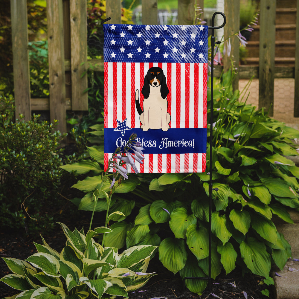 Patriotic USA Swiss Hound Garden Flag Mailbox Decorative Yard Banner Outside Patio Artwork for Flower Beds, Garden Size, Multicolor