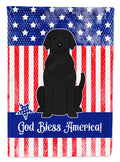 Patriotic USA Black Labrador Garden Flag Mailbox Decorative Yard Banner Outside Patio Artwork for Flower Beds, Garden Size, Multicolor