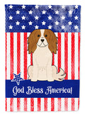 Patriotic USA Cavalier Spaniel Garden Flag Mailbox Decorative Yard Banner Outside Patio Artwork for Flower Beds, Garden Size, Multicolor