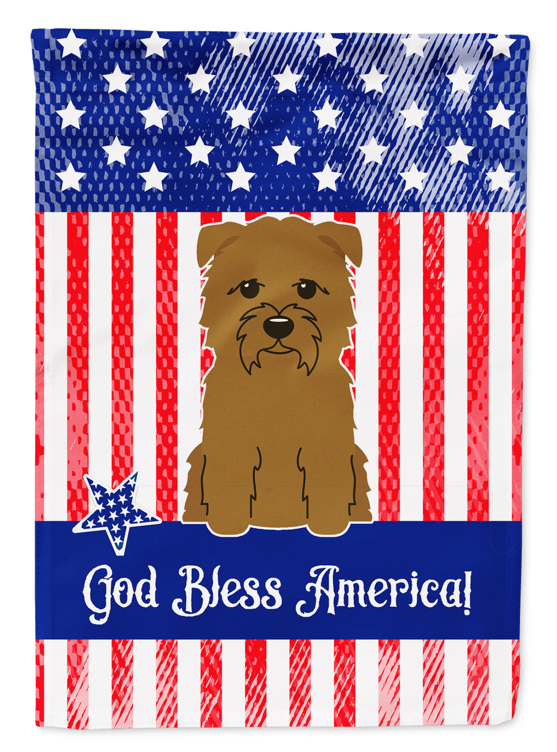 Patriotic USA Glen of Imal Tan Garden Flag Mailbox Decorative Yard Banner Outside Patio Artwork for Flower Beds, Garden Size, Multicolor