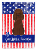 Patriotic USA Irish Water Spaniel Garden Flag Mailbox Decorative Yard Banner Outside Patio Artwork for Flower Beds, Garden Size, Multicolor