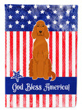 Patriotic USA Irish Setter Garden Flag Mailbox Decorative Yard Banner Outside Patio Artwork for Flower Beds, Garden Size, Multicolor