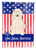 Patriotic USA Great Pyrenese Garden Flag Mailbox Decorative Yard Banner Outside Patio Artwork for Flower Beds, Garden Size, Multicolor
