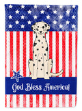 Patriotic USA Dalmatian Garden Flag Mailbox Decorative Yard Banner Outside Patio Artwork for Flower Beds, Garden Size, Multicolor