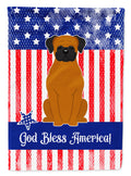 Patriotic USA Fawn Boxer Garden Flag Mailbox Decorative Yard Banner Outside Patio Artwork for Flower Beds, Garden Size, Multicolor