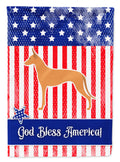 USA Patriotic Pharaoh Hound Garden Flag Mailbox Decorative Yard Banner Outside Patio Artwork for Flower Beds, Garden Size, Multicolor
