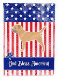 USA Patriotic Border Terrier Garden Flag Mailbox Decorative Yard Banner Outside Patio Artwork for Flower Beds, Garden Size, Multicolor
