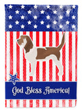 USA Patriotic Grand Basset Griffon Vendeen Garden Flag Mailbox Decorative Yard Banner Outside Patio Artwork for Flower Beds, Garden Size, Multicolor