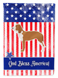 USA Patriotic Spanish Hound Garden Flag Mailbox Decorative Yard Banner Outside Patio Artwork for Flower Beds, Garden Size, Multicolor