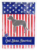 USA Patriotic Irish Wolfhound Garden Flag Mailbox Decorative Yard Banner Outside Patio Artwork for Flower Beds, Garden Size, Multicolor