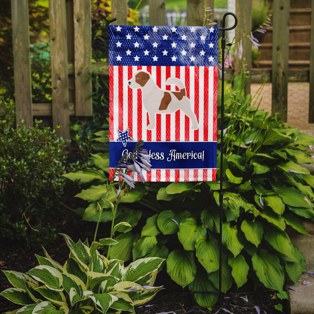 USA Patriotic Jack Russell Terrier Garden Flag Mailbox Decorative Yard Banner Outside Patio Artwork for Flower Beds, Garden Size, Multicolor