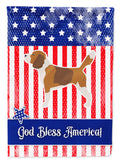 USA Patriotic Beagle Garden Flag Mailbox Decorative Yard Banner Outside Patio Artwork for Flower Beds, Garden Size, Multicolor