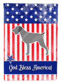 USA Patriotic German Wirehaired Pointer Garden Flag Mailbox Decorative Yard Banner Outside Patio Artwork for Flower Beds, Garden Size, Multicolor