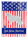 USA Patriotic Spanish Water Dog Garden Flag Mailbox Decorative Yard Banner Outside Patio Artwork for Flower Beds, Garden Size, Multicolor