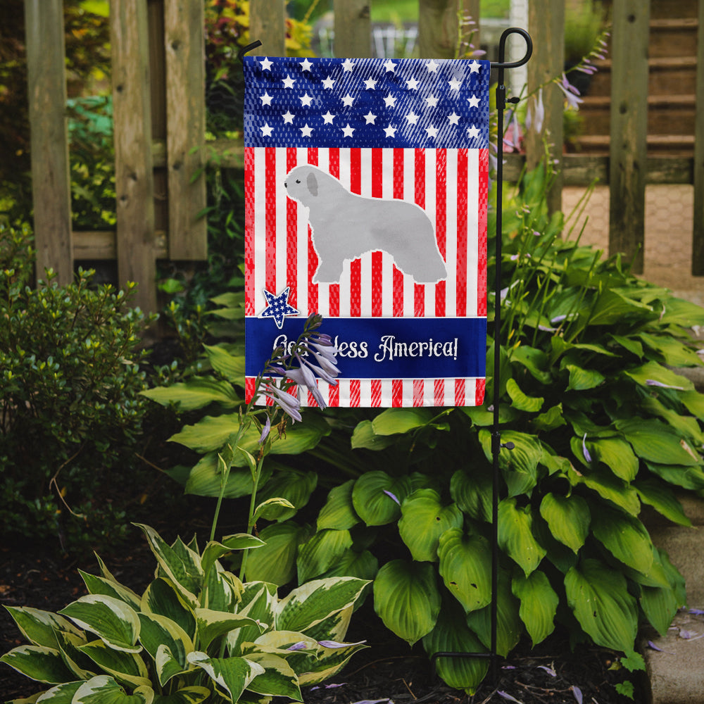 USA Patriotic Spanish Water Dog Garden Flag Mailbox Decorative Yard Banner Outside Patio Artwork for Flower Beds, Garden Size, Multicolor