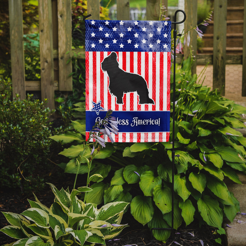 USA Patriotic Briard Garden Flag Mailbox Decorative Yard Banner Outside Patio Artwork for Flower Beds, Garden Size, Multicolor
