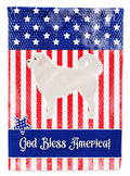 USA Patriotic Polish Tatra Sheepdog Garden Flag Mailbox Decorative Yard Banner Outside Patio Artwork for Flower Beds, Garden Size, Multicolor