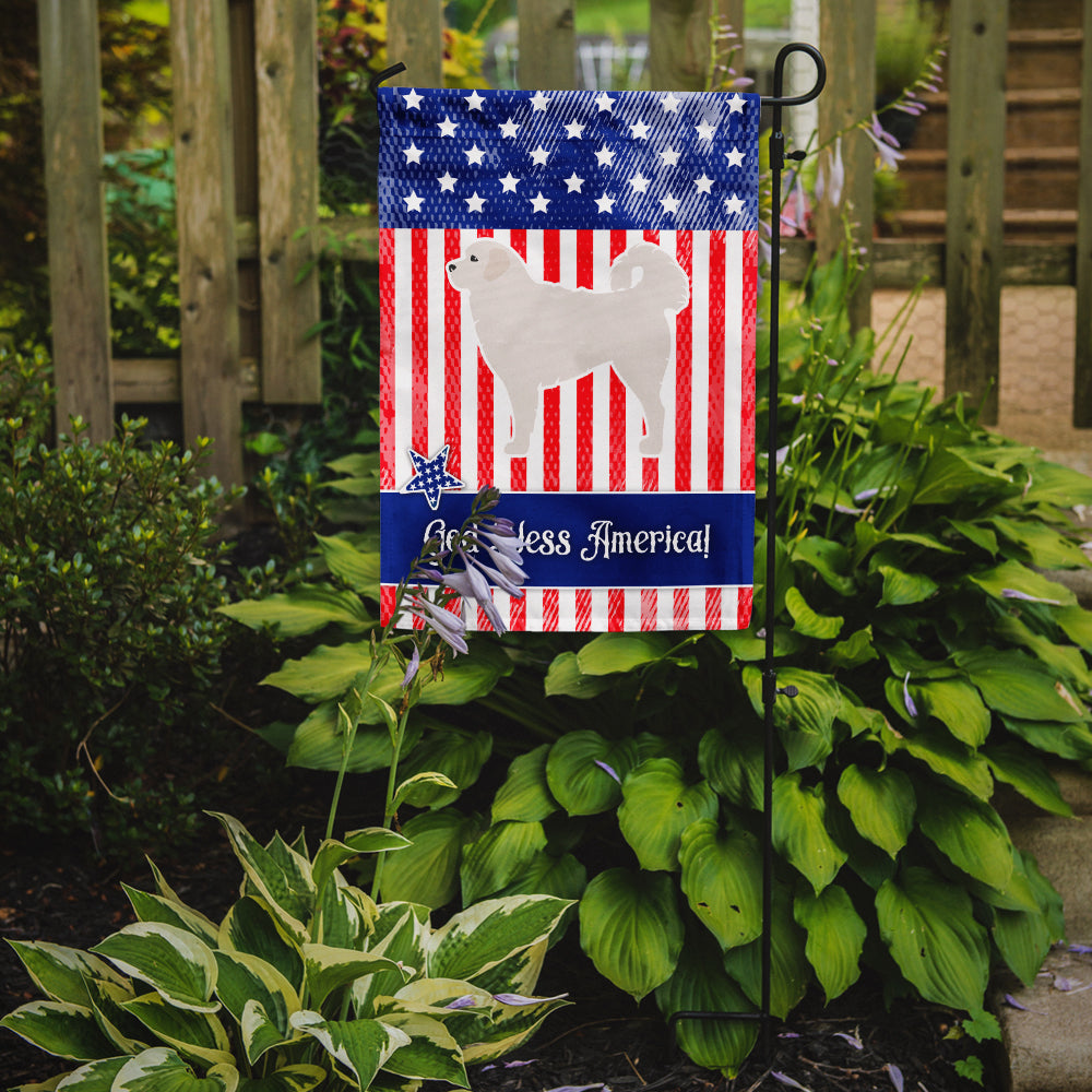 USA Patriotic Polish Tatra Sheepdog Garden Flag Mailbox Decorative Yard Banner Outside Patio Artwork for Flower Beds, Garden Size, Multicolor