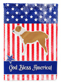USA Patriotic Central Asian Shepherd Dog Garden Flag Mailbox Decorative Yard Banner Outside Patio Artwork for Flower Beds, Garden Size, Multicolor