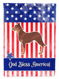 USA Patriotic Australian Kelpie Dog Garden Flag Mailbox Decorative Yard Banner Outside Patio Artwork for Flower Beds, Garden Size, Multicolor