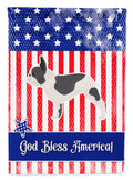 USA Patriotic French Bulldog Garden Flag Mailbox Decorative Yard Banner Outside Patio Artwork for Flower Beds, Garden Size, Multicolor