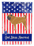 USA Patriotic Pug Garden Flag Mailbox Decorative Yard Banner Outside Patio Artwork for Flower Beds, Garden Size, Multicolor